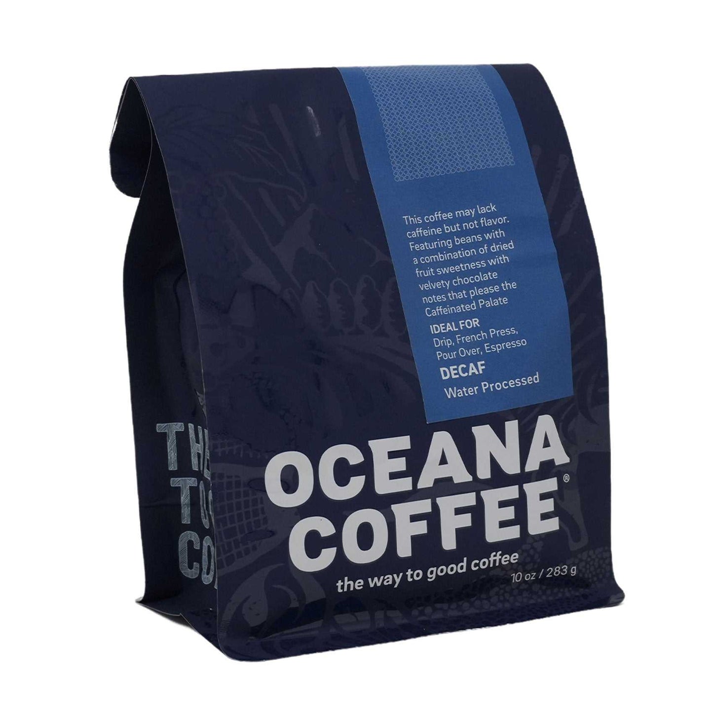 Water Processed Silver Medal Winner decaf coffee with sweet, chocolaty, nutty flavor