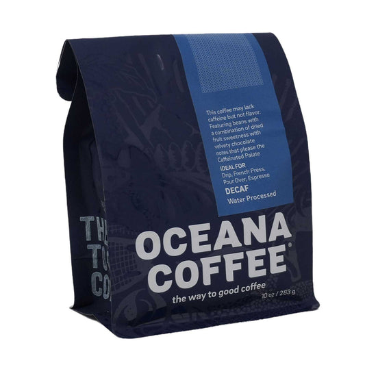 Water Processed Silver Medal Winner decaf coffee with sweet, chocolaty, nutty flavor